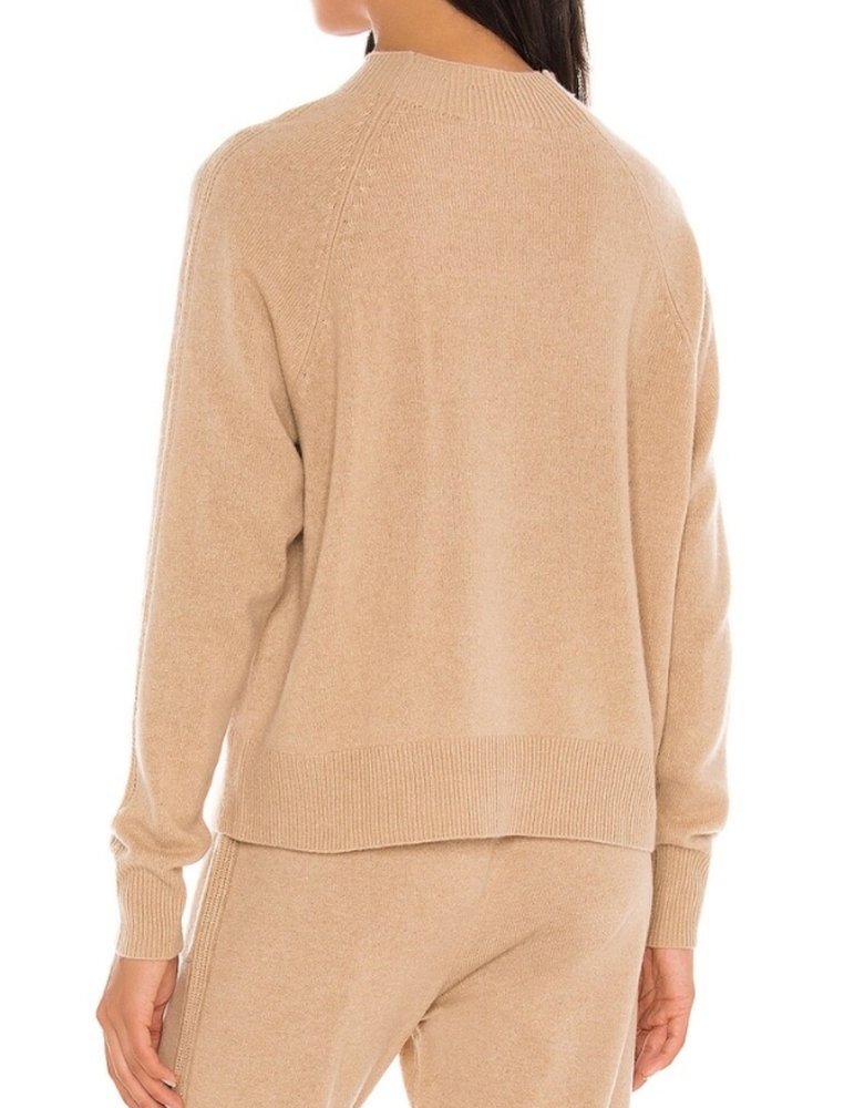 FRAME lounge crew sweater Caramel heather - Picture 4 of 5
